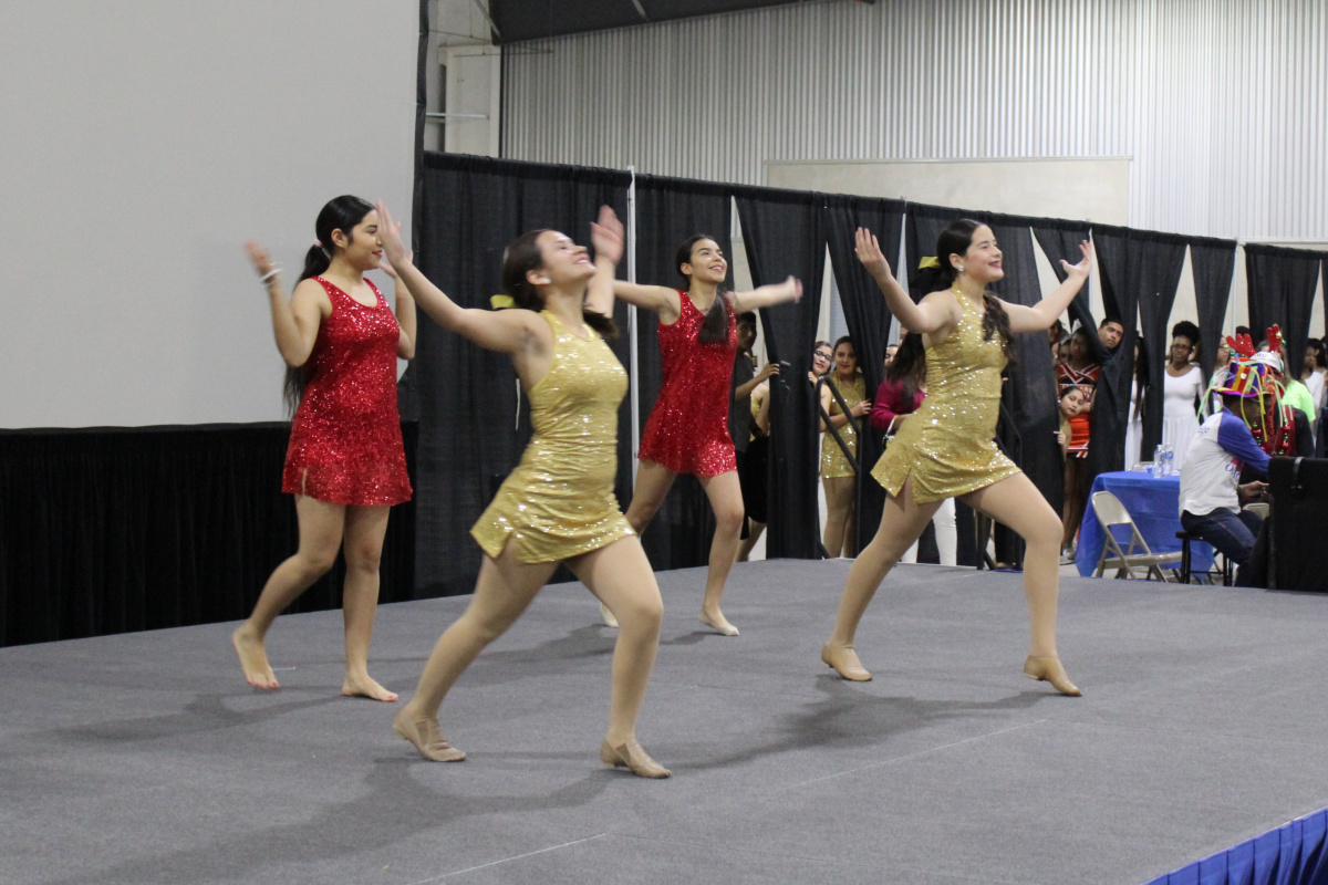 Edison High School dance team at Experience SAISD | San Antonio Charter Moms