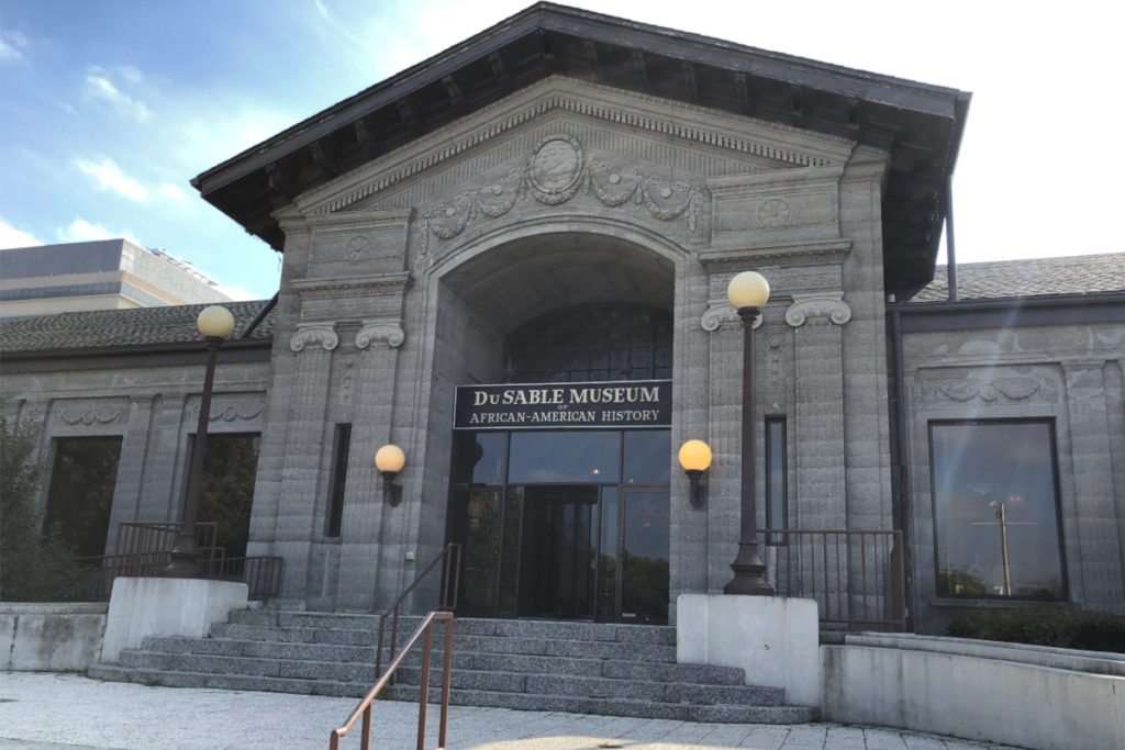 Main entrance of the DuSable Museum of African American History | San Antonio Charter Moms