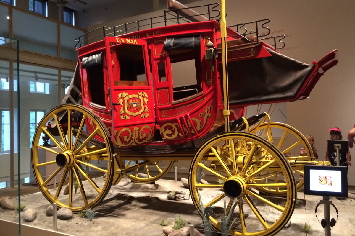San Antonio History Museum Reciprocal Membership Benefits - Stagecoach at the Briscoe Western Art Museum | San Antonio Charter Moms
