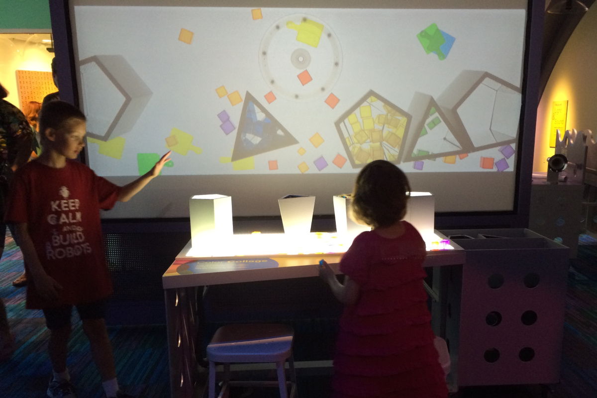 San Antonio Children's Museum and Science Center Reciprocal Membership Benefits - Light and shapes at the DoSeum | San Antonio Charter Moms