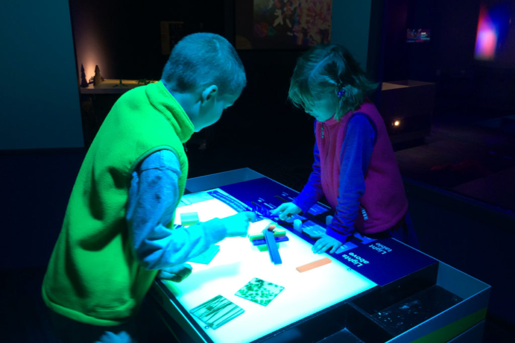 San Antonio Children's Museum and Science Center Reciprocal Membership Benefits - Light table at the DoSeum | San Antonio Charter Moms