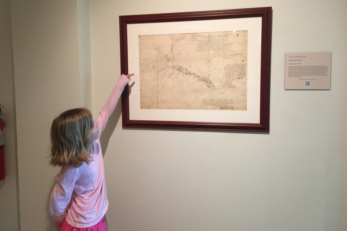 San Antonio History Museum Reciprocal Membership Benefits - Historic map at the Witte Museum | San Antonio Charter Moms