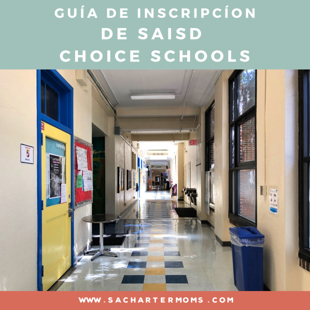 Guía para inscribirse en las escuelas de elección del Distrito Escolar