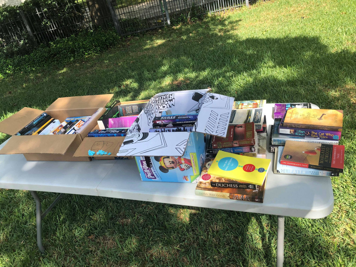 book swap table
