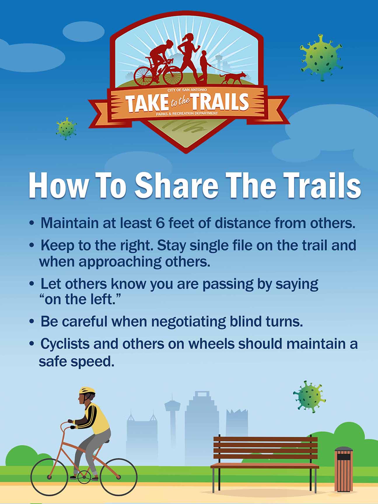 How to Share the Trails San Antonio Parks and Recreation