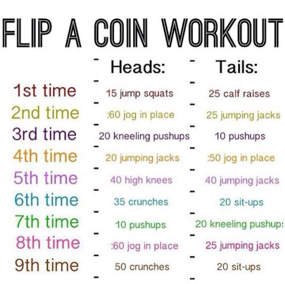 coin flip fitness