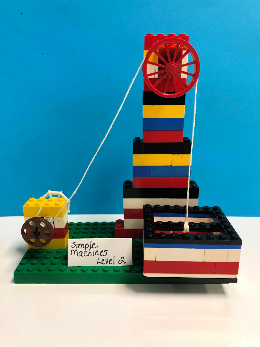 LEGO Simple Machines Level 2 STEMtastic pulleys
