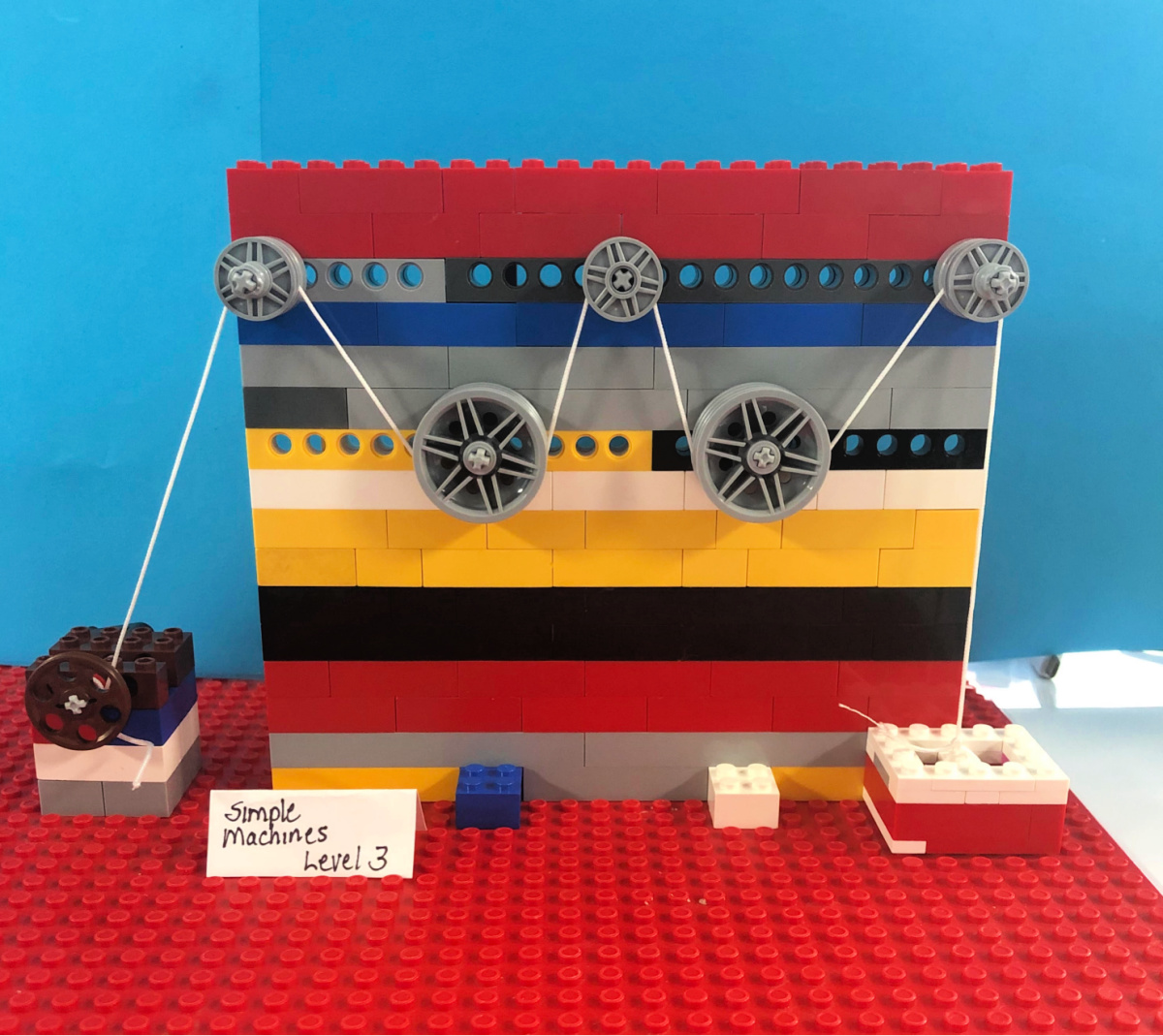 LEGO Simple Machines Level 3 STEMtastic pulleys