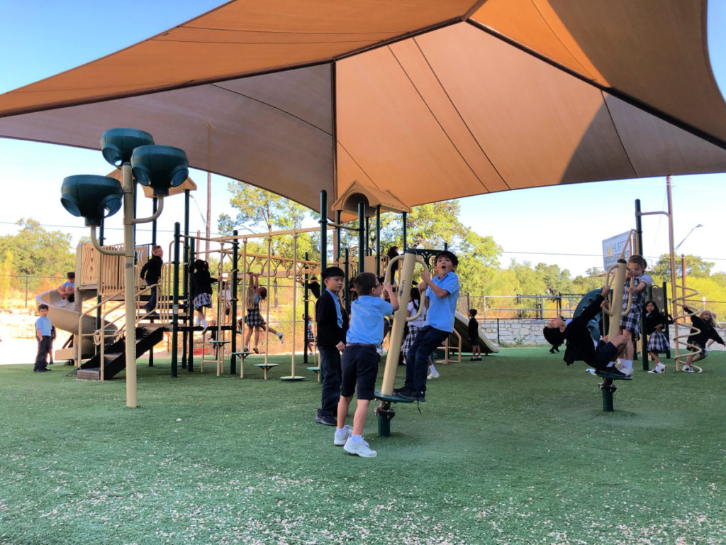 Playground at Great Hearts Northern Oaks in October 2019