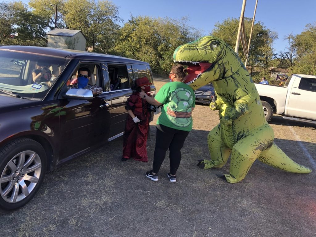 Trunk or Treat at Brooks Lone Star Academy San Antonio Charter Moms