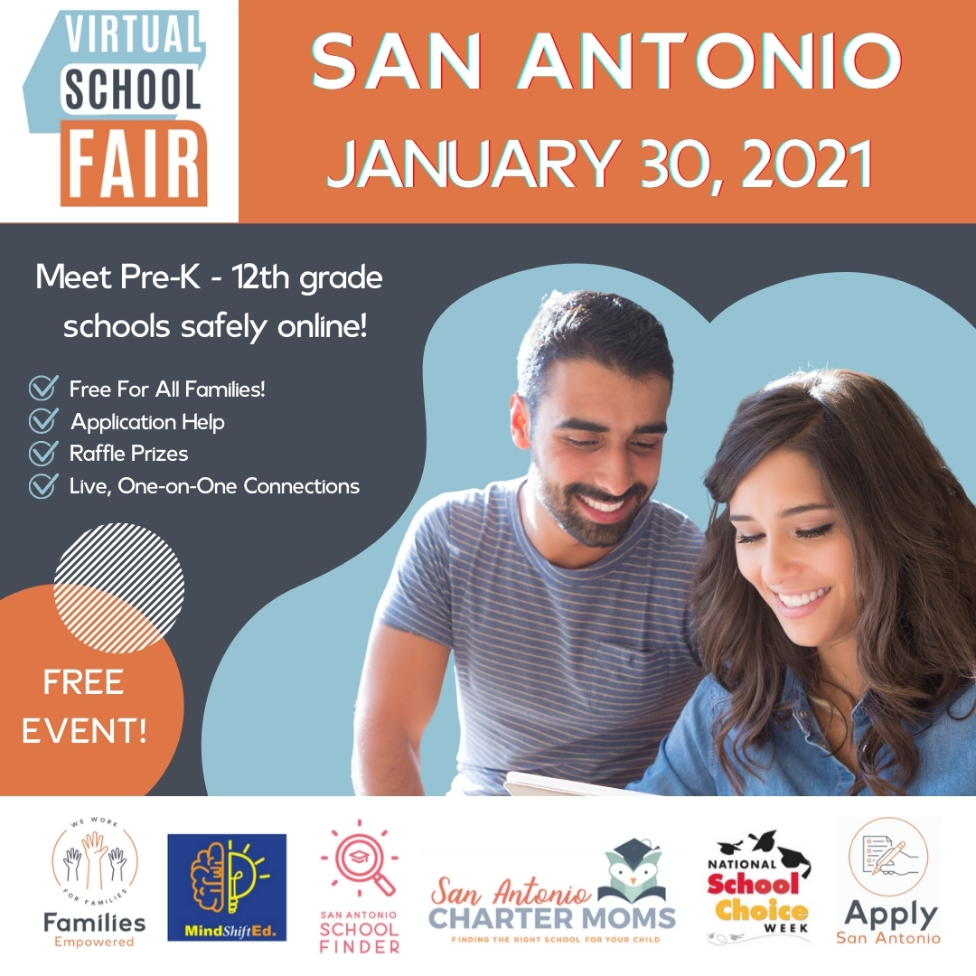 San Antonio Virtual School Fair on January 30, 2021