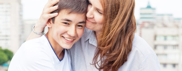 Portrait,Of,A,Mother,With,Her,Son,Teenager.,Tenderness,,Love, | Paths to Success SA Charter Moms