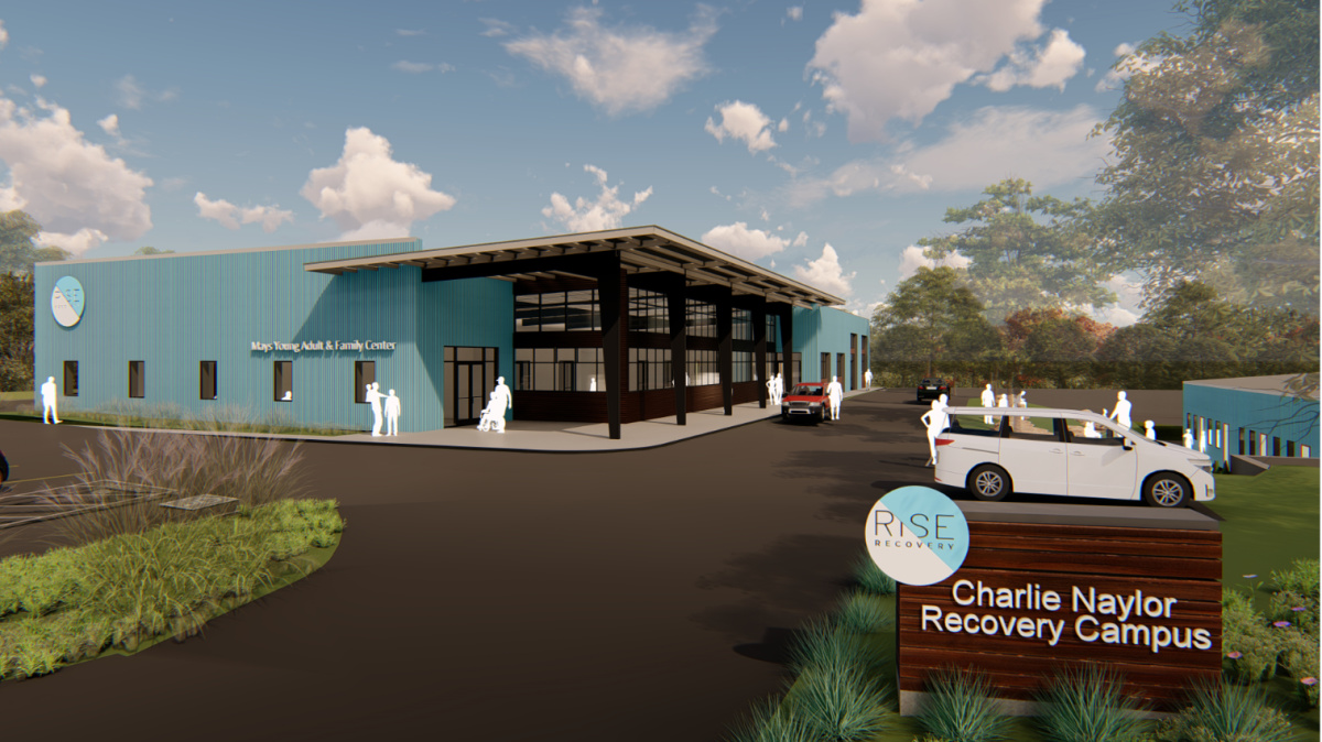 rendering of Rise Recovery young adult and family center