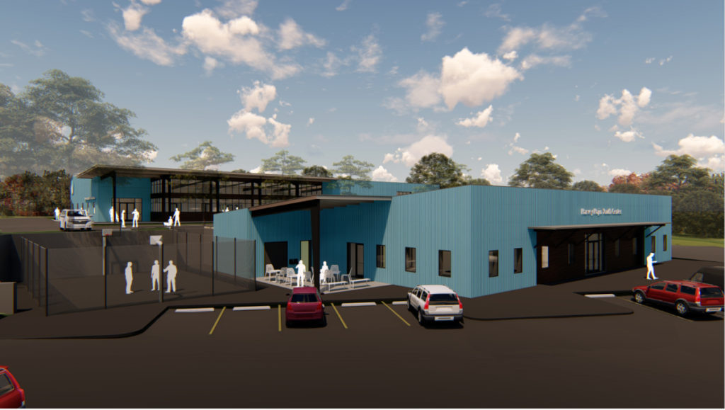 rendering of Rise Recovery youth center