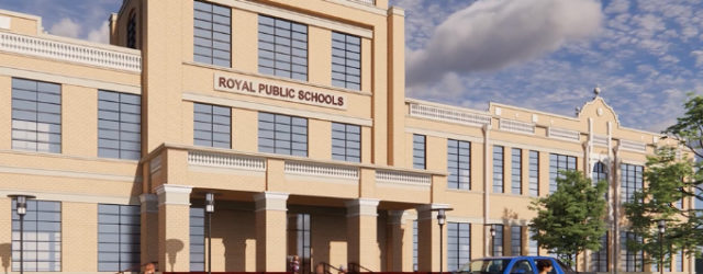 rendering of Royal Public Schools campus