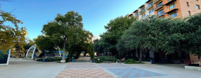 School Discovery Day Central Games Plaza in Yanaguana Garden at Hemisfair San Antonio Texas