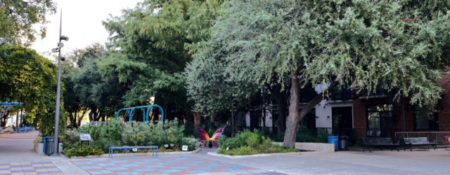 School Discovery Day Central Games Plaza in Yanaguana Garden at Hemisfair San Antonio Texas