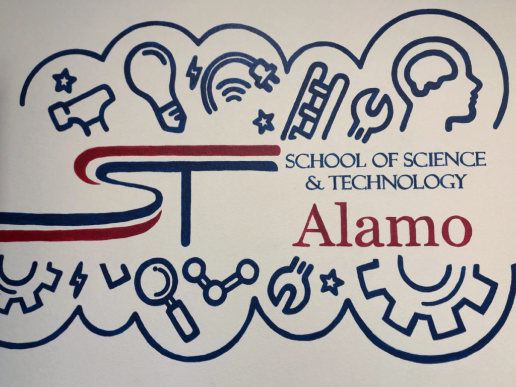 SST Alamo mural logo