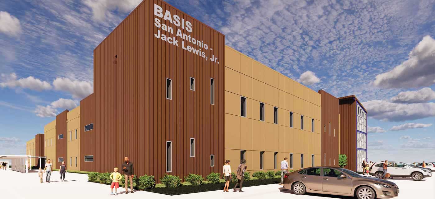 BASIS San Antonio Jack Lewis Jr Campus rendering