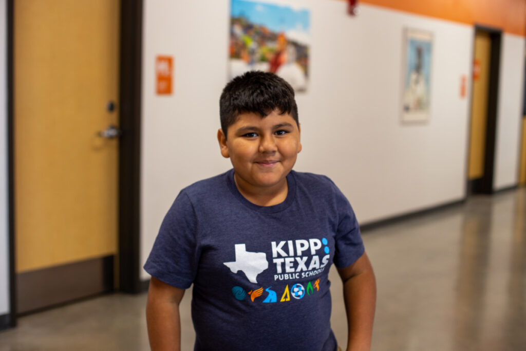 KIPP Texas student