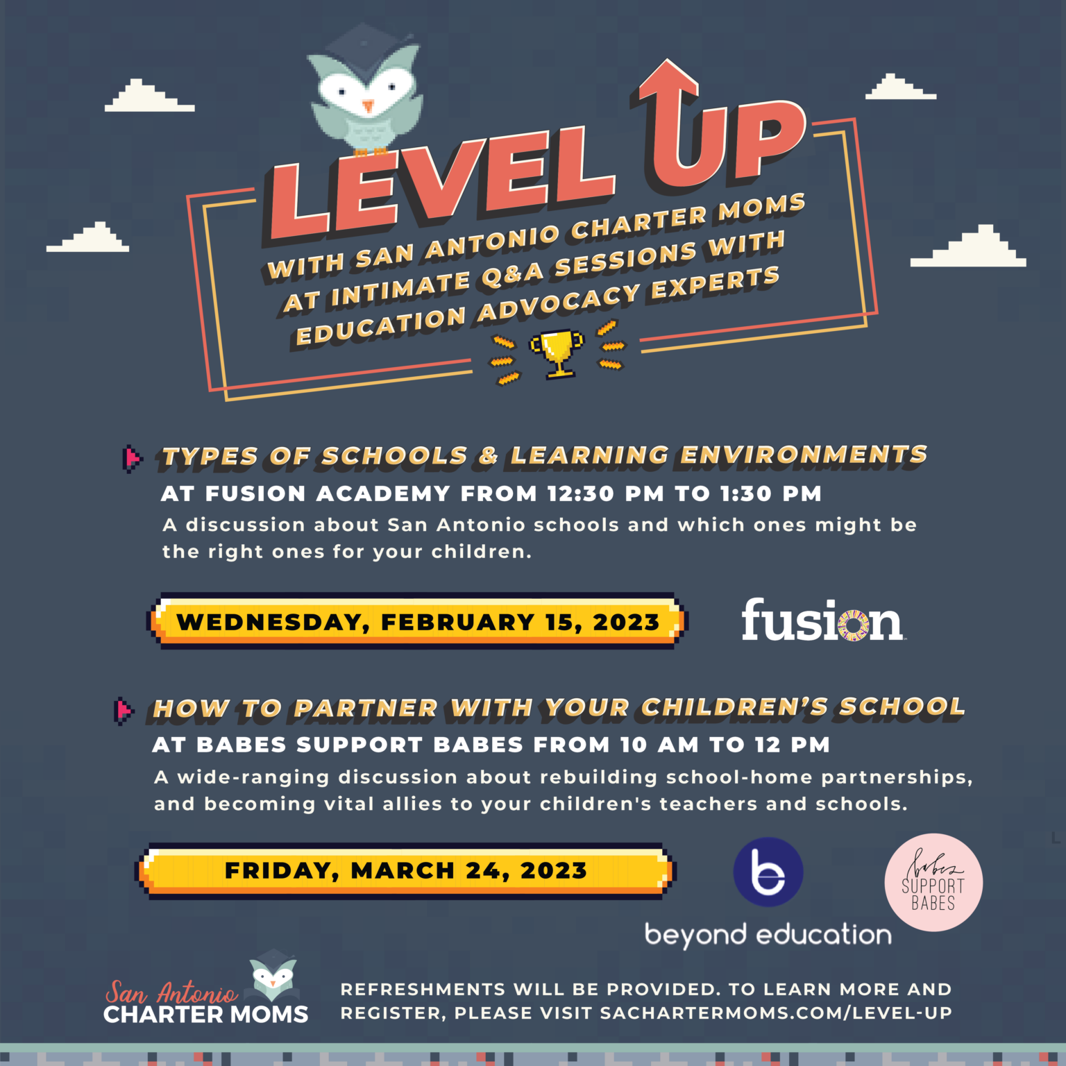 Level Up with San Antonio Charter Moms