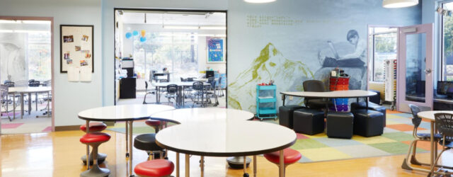 Anne Frank Inspire Academy flexible seating classroom