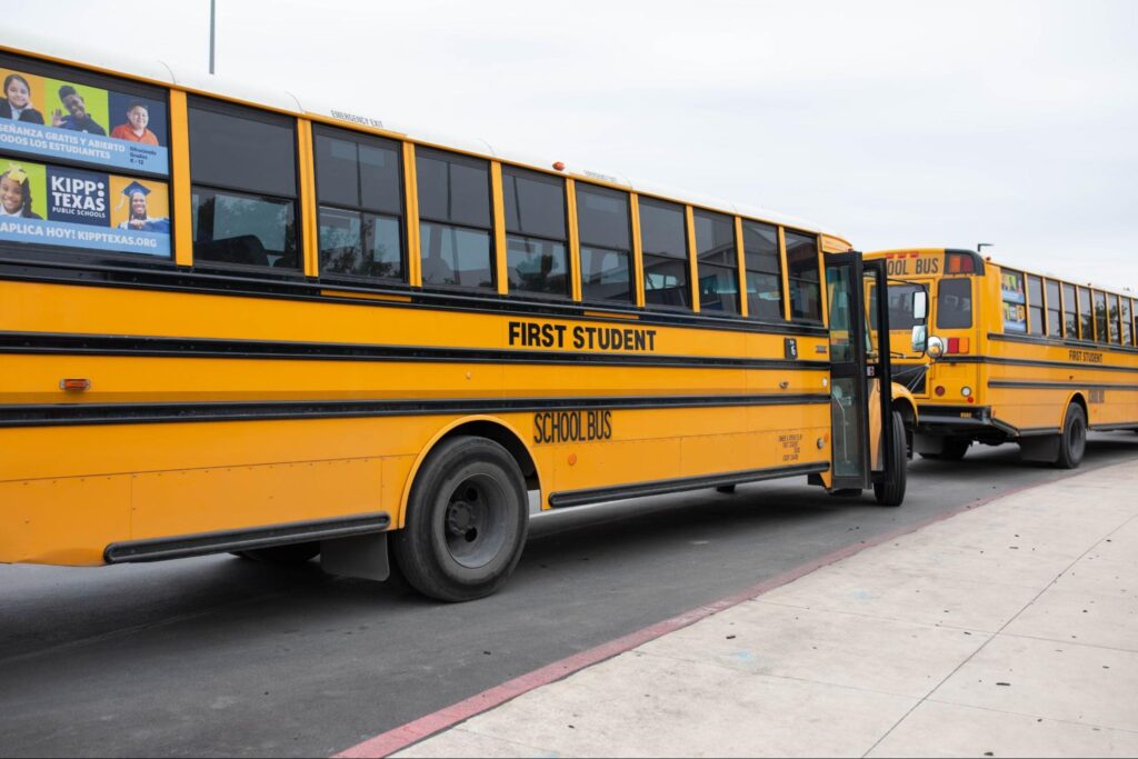 KIPP Texas San Antonio Public Schools bus transportation
