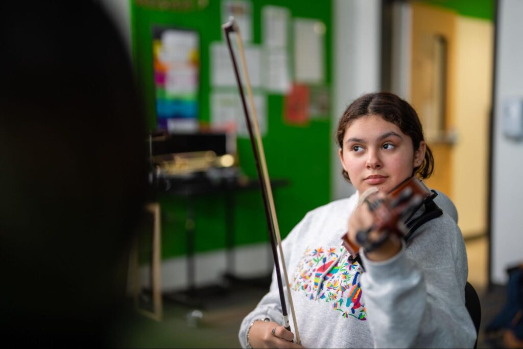 KIPP Texas San Antonio Public Schools student violin