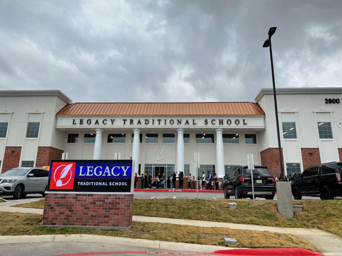 Legacy Traditional School Cibolo Texas entrance