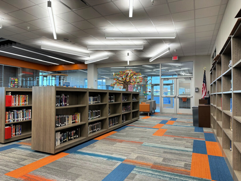 San Antonio ISD SAISD Burbank High School library