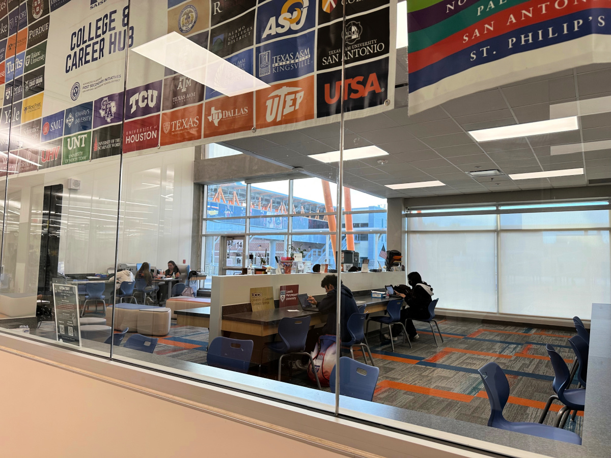 San Antonio ISD SAISD Burbank High School study room