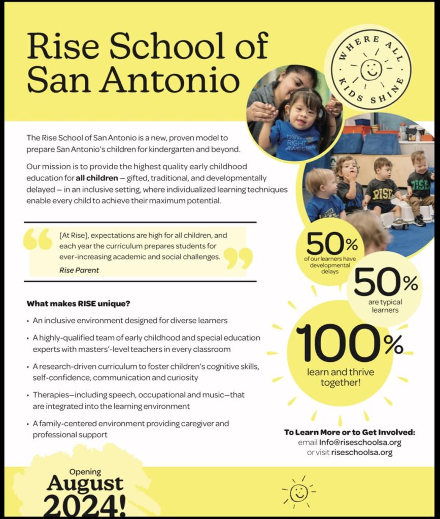 Rise School San Antonio infographic