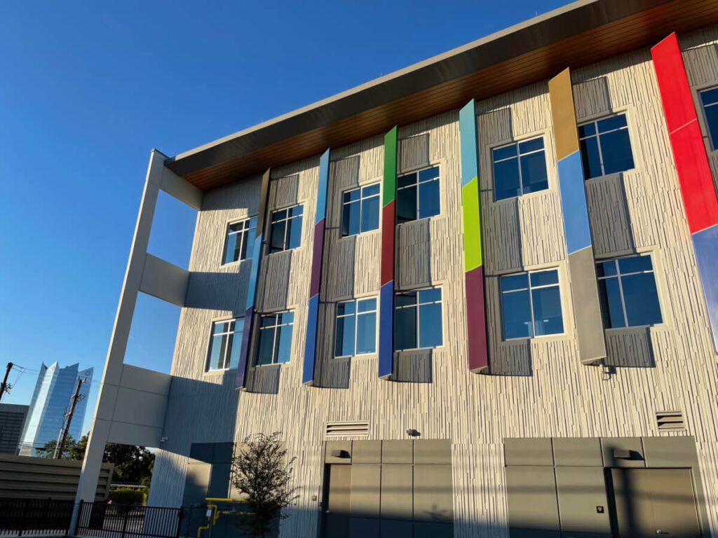San Antonio ISD SAISD headquarters exterior color