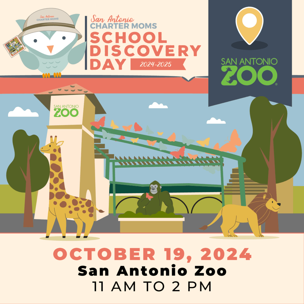 San Antonio Charter Moms School Discovery Day Zoo October 2024