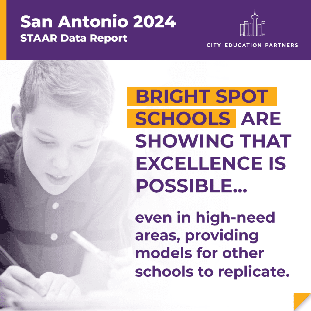 city education partners staar data report bright spots